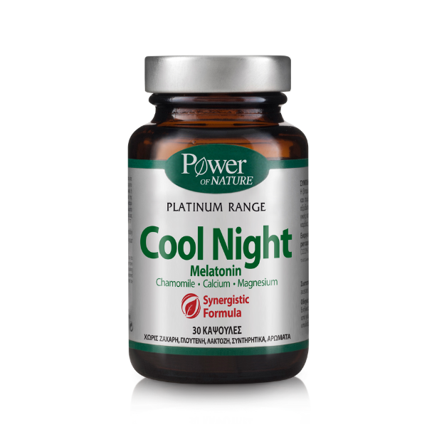 Power Of Nature Classics Platinum Cool Night 30caps & B-Complex 20caps Φυσική Φόρμουλα κατά της Αϋπνίας ΔΩΡΟ1+1